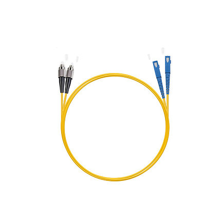 Патч Корд Оптоволоконный 2SС/UPC-2FC/UPC SM 9/125 Duplex 3.0мм 1 м, фото 2