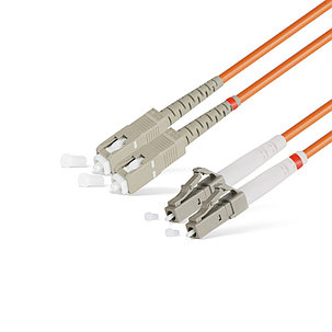 Патч Корд Оптоволоконный SC/UPC-LC/UPC MM OM1 62.5/125 Duplex 3.0мм 1 м, фото 2