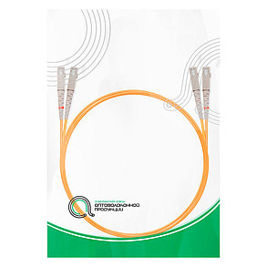 Патч Корд Оптоволоконный SC/UPC-SC/UPC MM OM1 62.5/125 Duplex 3.0мм 1 м, фото 2