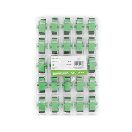 Адаптер А-Оптик АО-7002 SC/APC-SC/APC Simplex, фото 2