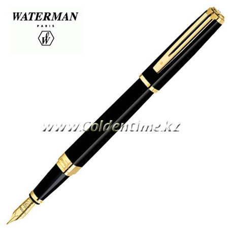 Ручка Waterman Exception Slim Black Lacqu GT S0636930, фото 1