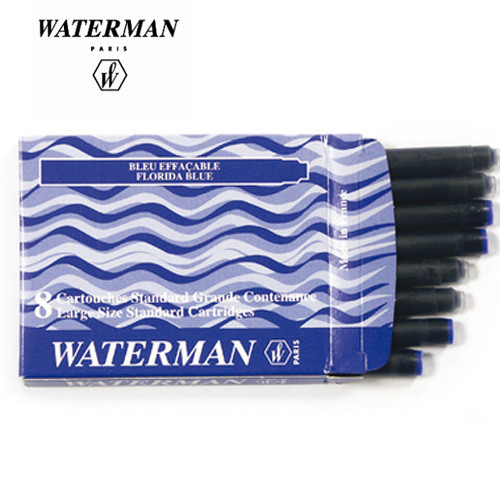 Waterman картриджи для перьевых ручек Blue (Синий)