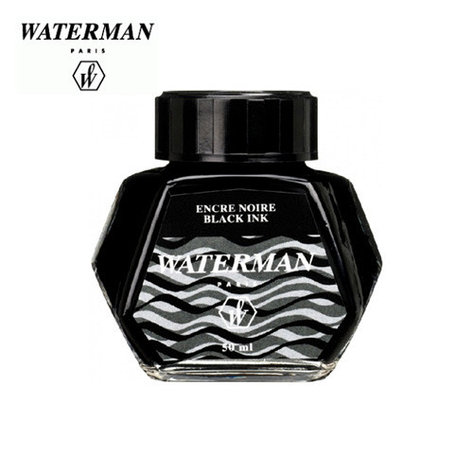 Waterman флакон чернил Black (Черный), фото 1