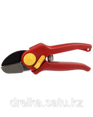 Секатор садовый GRINDA 8-423122_z01, пластмассовые ручки, упорная пластина, 190 мм , фото 2