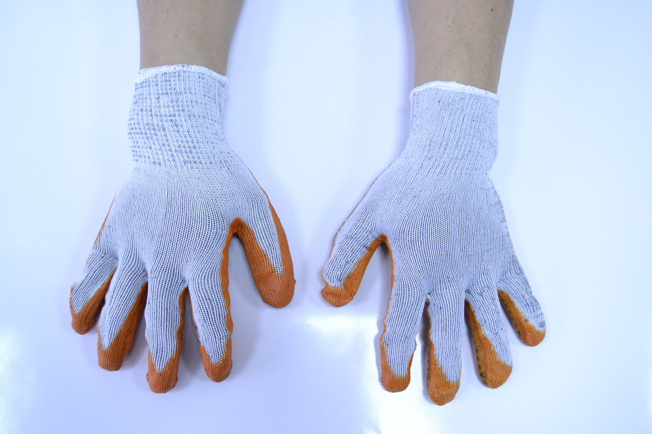 Перчатки для защиты рук облитые из латекса - фото 2 - id-p49544101