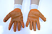 Перчатки для защиты рук облитые из латекса, фото 3