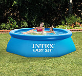 Круглый надувной бассейн 244х76см, Intex 28110