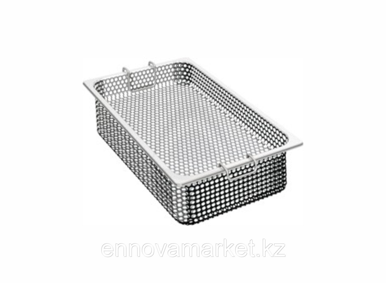 ПЕРФОРИРОВАННАЯ ГАСТРОЕМКОСТЬ ИЗ НЕРЖАВЕЮЩЕЙ СТАЛИ H 100MM С РУЧКАМИ Angelopo