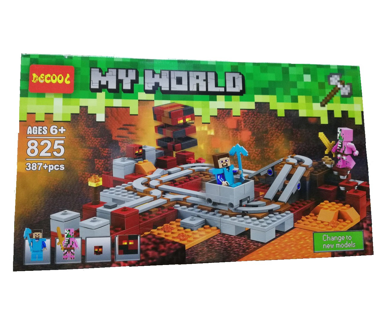 Детский конструктор "My World" 387 деталей