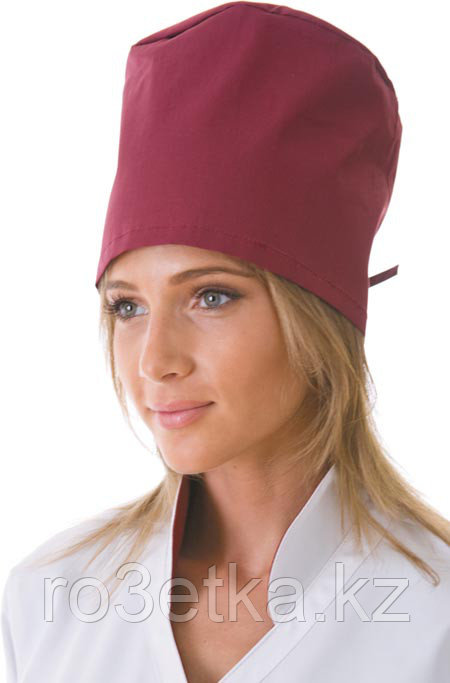 Колпак медицинский (смесовая) бордо