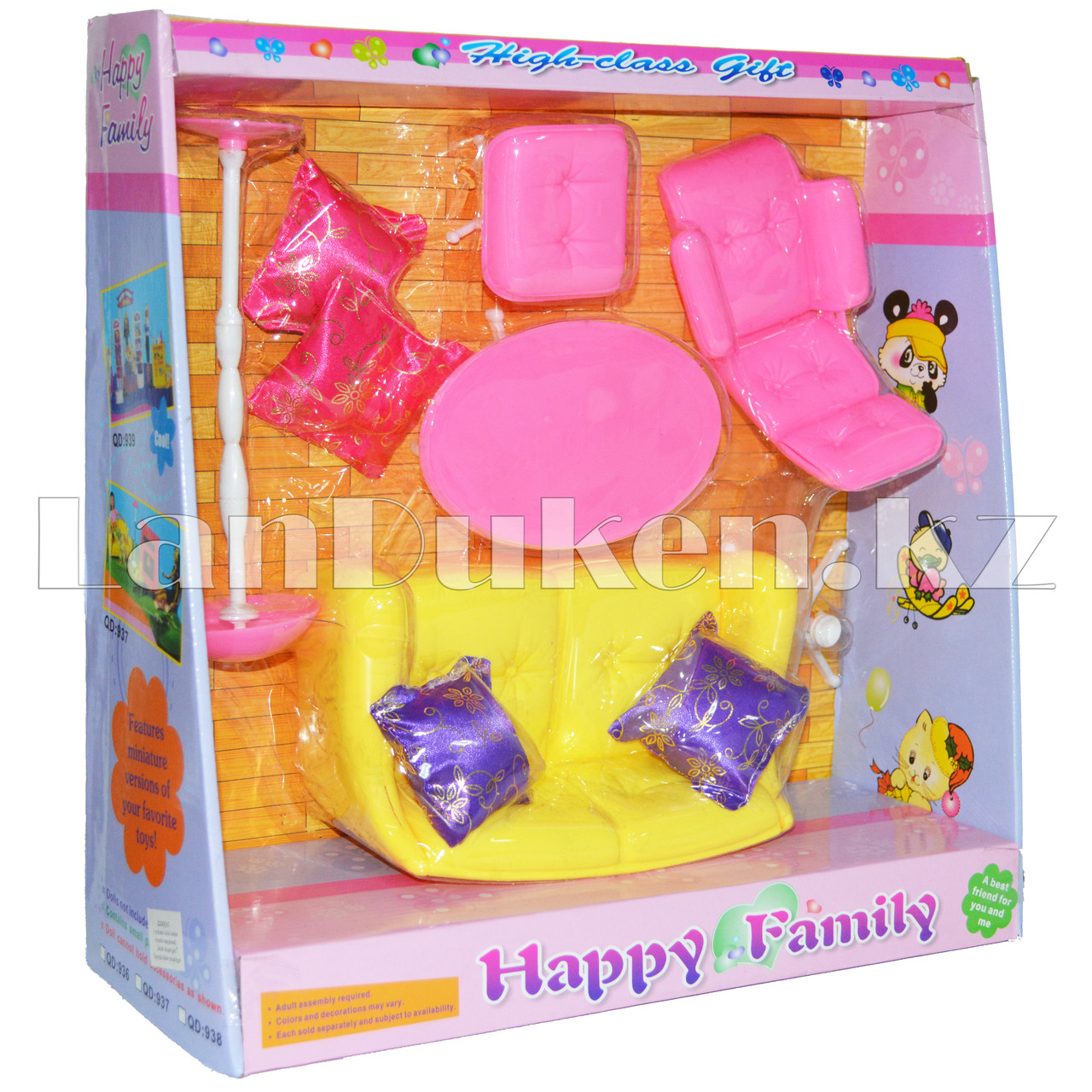 Игровой набор кукольной мебели Happy Family (гостиная) - фото 1 - id-p49545247