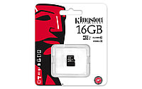 Карта памяти microSD Kingston 16GB (class 10) SDC10G2/16GBSP
