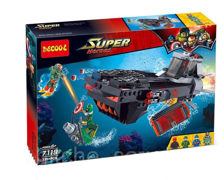 Детский конструктор "Super Heroes" лига справедливости