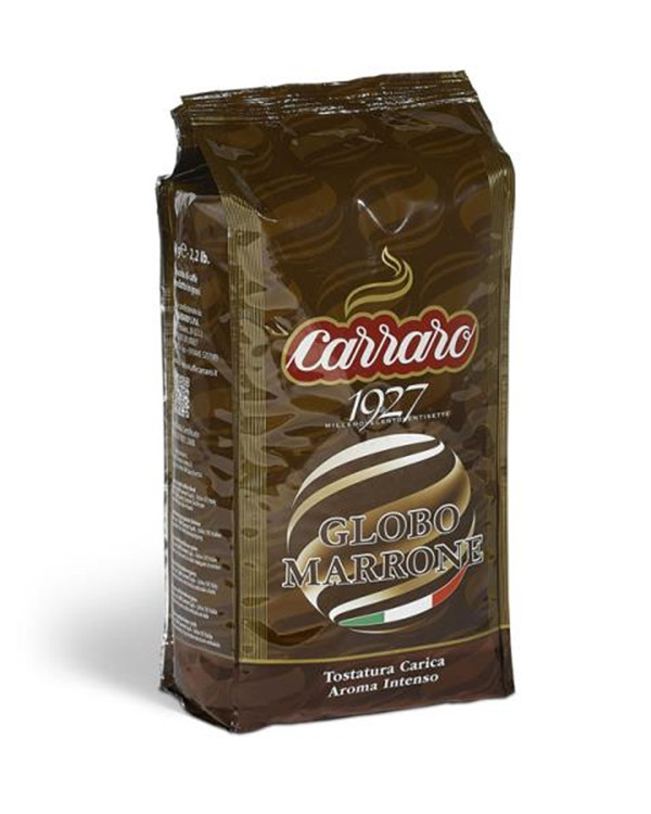 Carraro "Globo Marrone", кофе в зернах, Италия