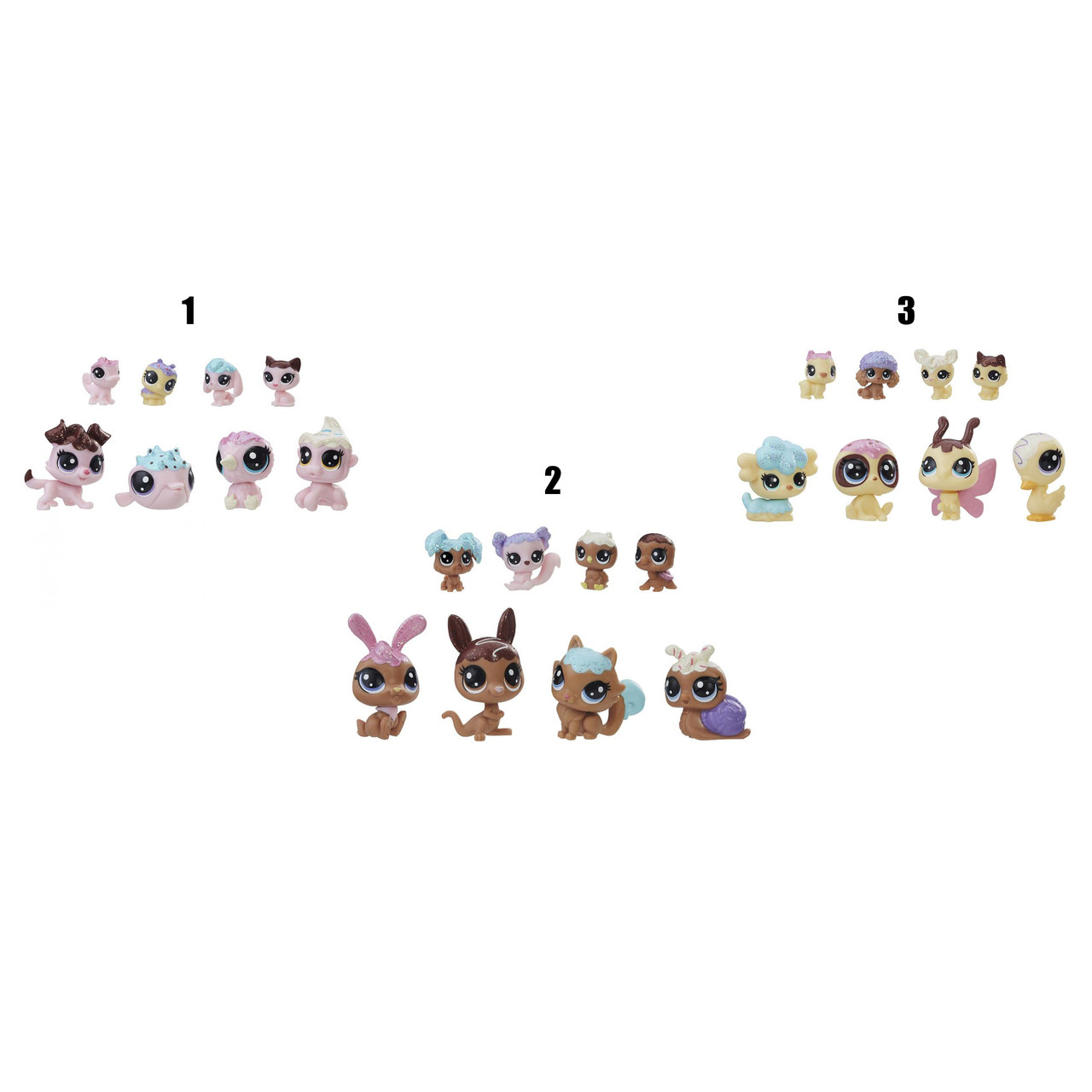 Hasbro Littlest Pet Shop Игровой набор из 8 фигурок "Зефирные петы", Литл Пет Шоп