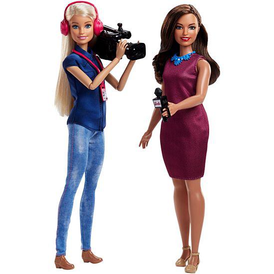 Barbie Игровой набор кукол Барби "Команда TV новостей"