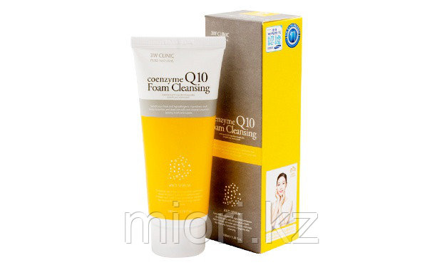Пенка для умывания 3W Clinic Coenzyme Q10 Foam Cleansing,100мл - фото 2 - id-p49595220