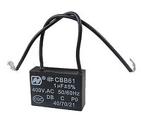 Конденсатор пусковой CBB61 1мкф 400v
