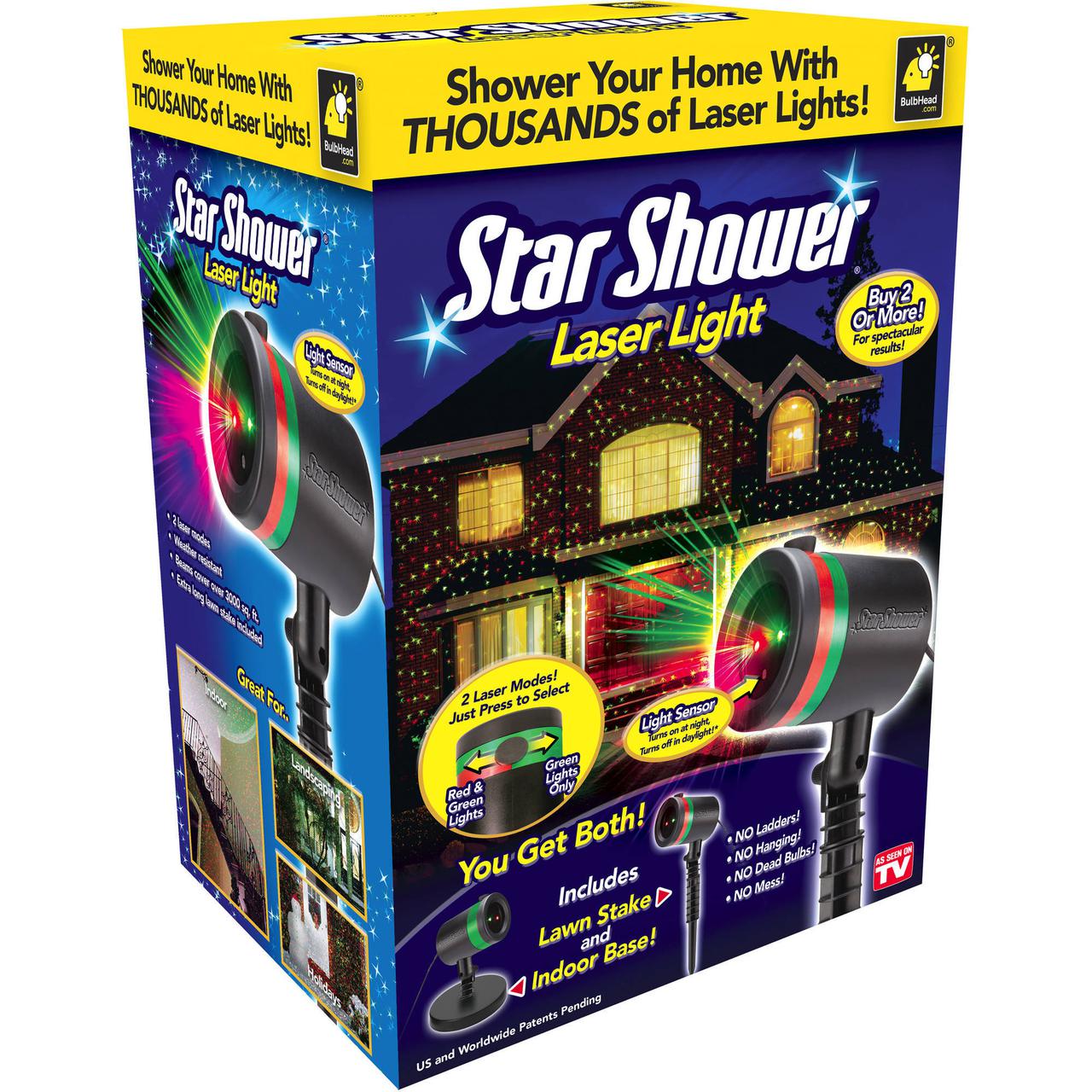 Лазерный звездный проектор на дом Star Shower Laser Light - фото 1 - id-p49602117