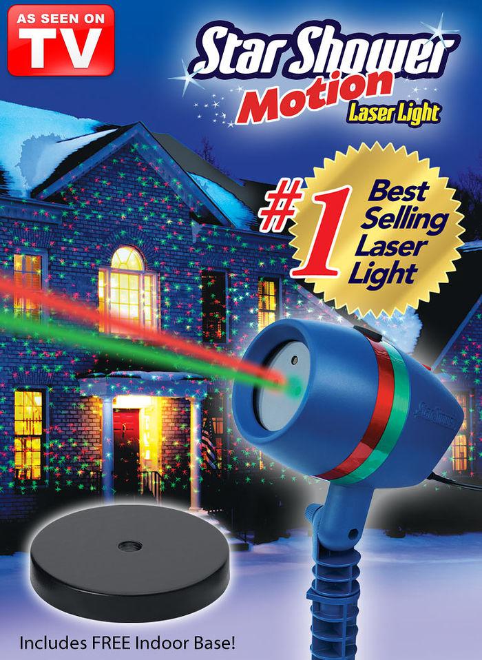 Лазерный звездный проектор на дом Star Shower Motion Laser Light - фото 3 - id-p49602181