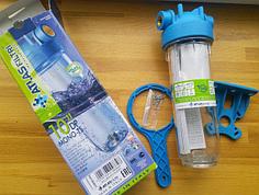 Корпус фильтра одинарный DP-10-MONO ATLAS (1/2") с креплением и ключом