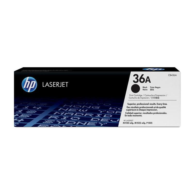 HP 36A картридж  HP LaserJet, Черный (CB436A)