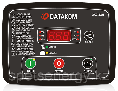 DKG-325 Автозапуск генератора со встроенными контакторами и ЗУ