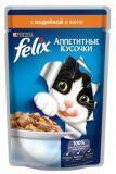 Felix, Индейка в желе Феликс кусочки Влажный корм для кошек, 85г