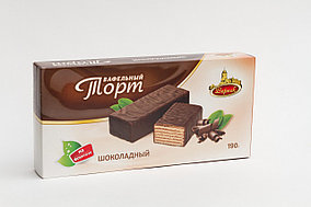 Торт глазированный на фруктозе Шоколадный 190г.