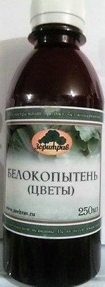 Белокопытень (цветы), настойка, 250 мл