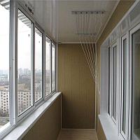 Декоративная отделка балкона пластиковыми панелями