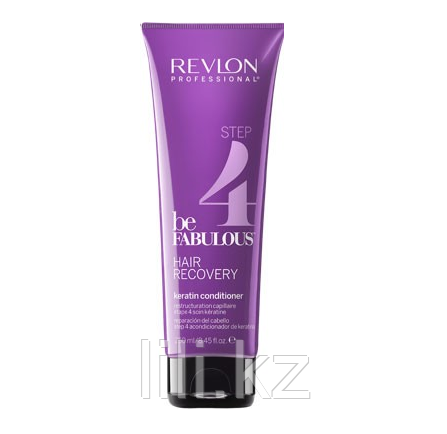 Кондиционер с кератином Шаг 4 - Revlon Be Fabulous Hair Recovery Keratin Conditioner 250 мл.