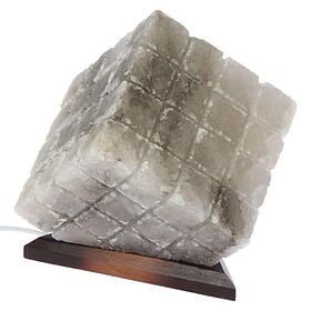 Соляной светильник "Куб", цельный кристалл, 9-10 кг
