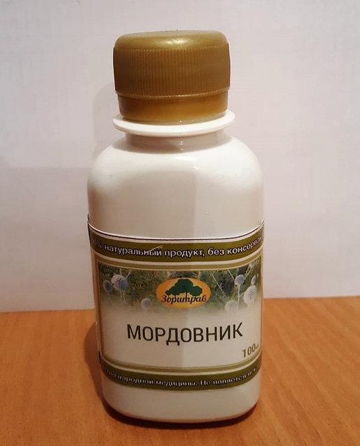 Мордовник шароголовый (для памяти, при параличах, неврите), настойка, 100 мл