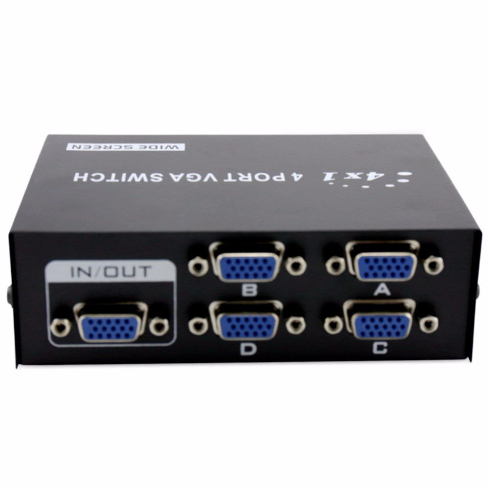 Разветвитель сигнала VGA на 4 порта свитчер (wide screen VGA SWITCH 4port) VGA-15-4 - фото 2 - id-p49657742