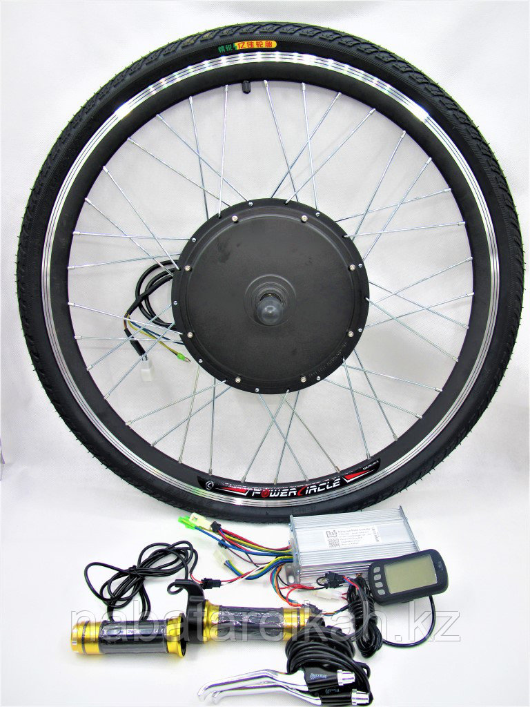 Комплект мотор колесо универсальный 1000 Ватт перед/задн для переделки в электровелосипед, фото 1