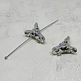 Бусина Слон, с фианитами, 15х11х10мм, фото 3