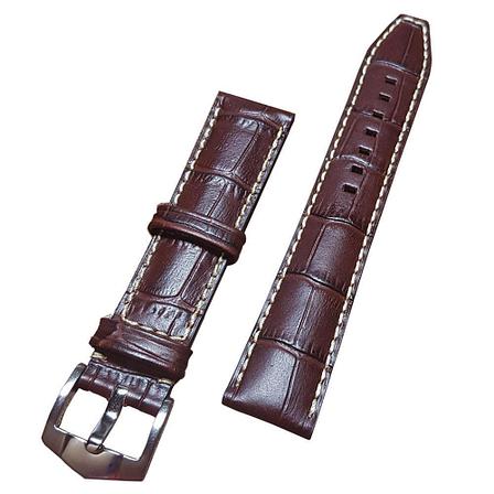Ремешок кожаный ZRC 5590703 MAT CALF ALLIGATOR BROWN 20MM , фото 3