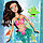 Кукла русалка Ариэль со светящимся хвостом музыкальная 835B, фото 5