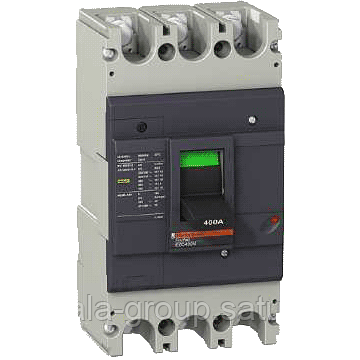 Автоматический выключатель Schneider Electric EasyPact TVS EZC400N3400, 3-полюсный, на ток 400 А - фото 1 - id-p49699367