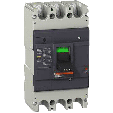 Трех- и четырехполюсные автоматические выключатели EasyPact EZC400H (EZC400-H) Merlin Gerin от Schneider Elect - фото 1 - id-p49699389