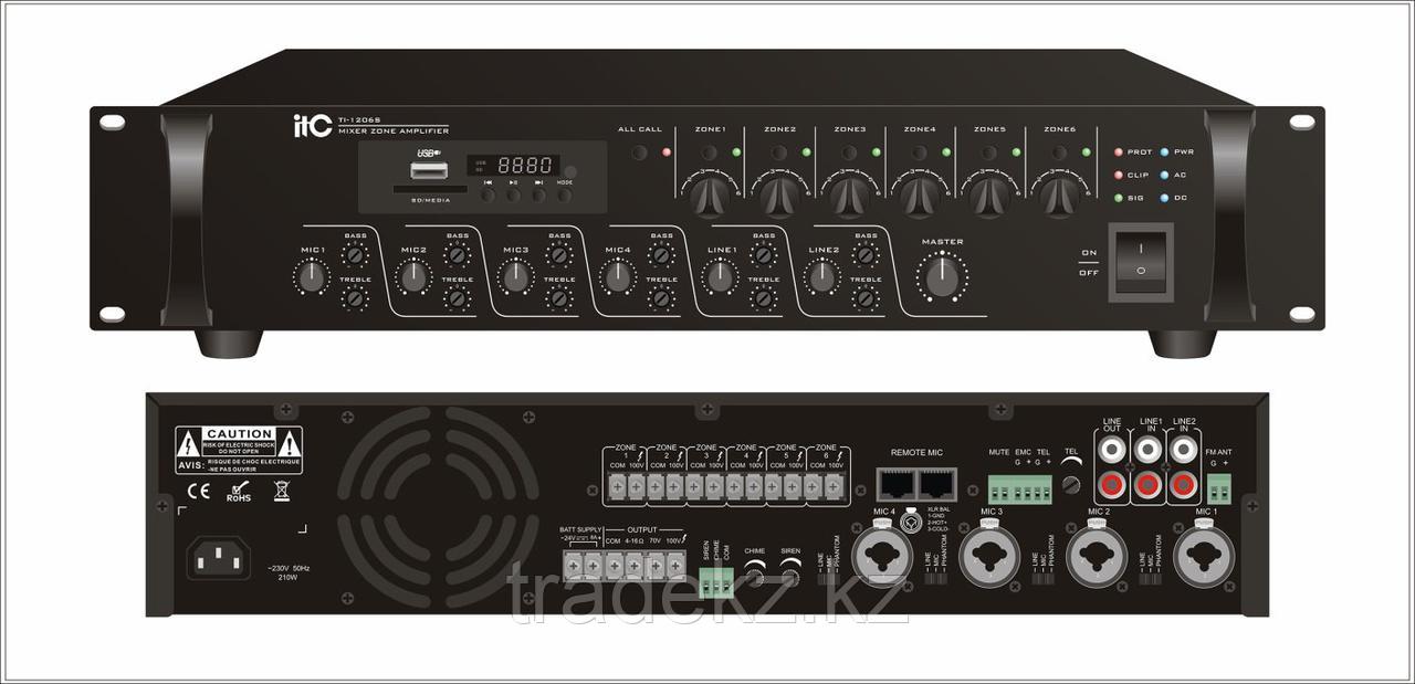 ITC Audio TI-2406S 6-ти зональный микширующий усилитель мощности
