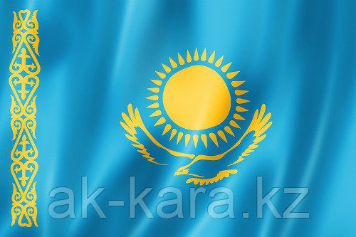 Флаг РК 1х2м 100х200см, политекс
