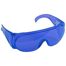 Очки STAYER "STANDARD" защитные, поликарбонатная монолинза с боковой вентиляцией, голубые