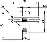 DKC Усиленная клемма заземления для проволочного лотка, фото 2