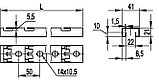 DKC С-обр. профиль для пров. лотка 41х21, L100, толщ.1,5 мм, фото 2