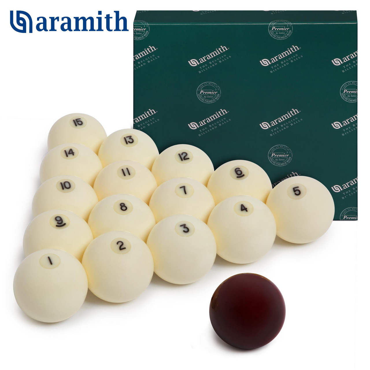 Бильярдные шары Шары Aramith Premier Pyramid ø68мм (красный биток)