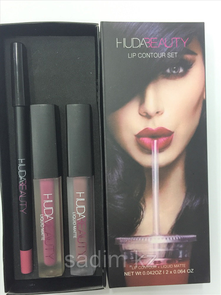 Huda Beauty набор для губ 3 в 1