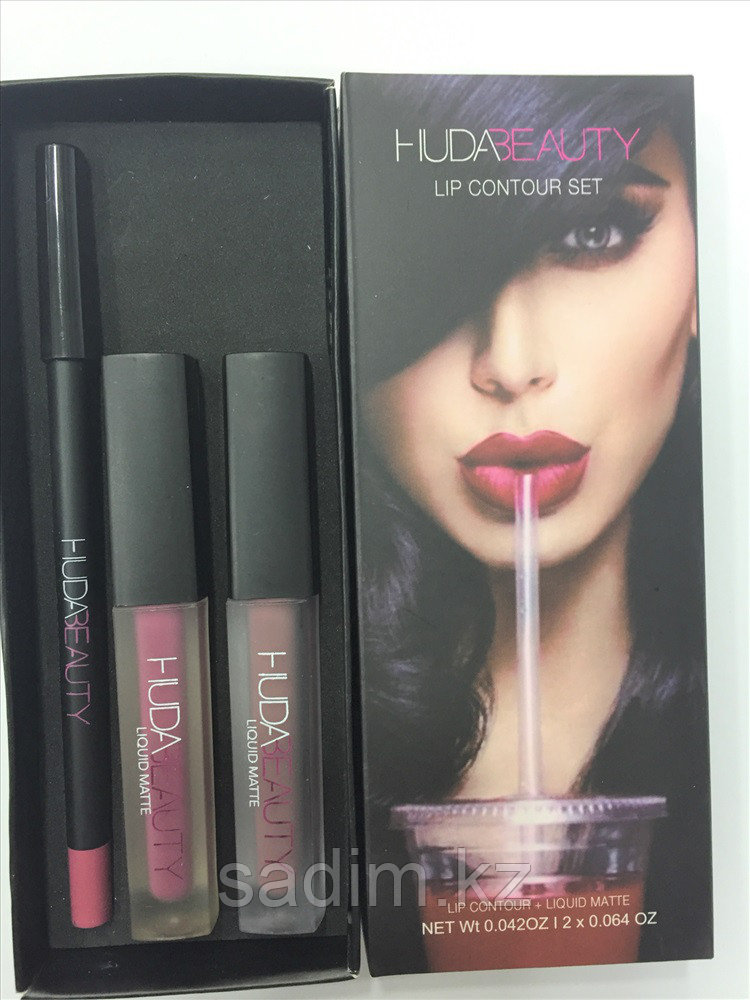 Huda Beauty набор для губ 3 в 1 - фото 1 - id-p45575487