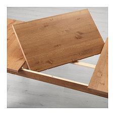 Стол раздвижной СТУРНЭС морилка,антик 147/204x95 см ИКЕА, IKEA, фото 2